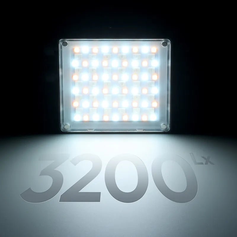 Ulanzi LE20 20W Pocket RGB Video Light - 3200 Lux, CRI 95+, L090 - Portable LED Lighting for YouTube, TikTok, Photography & Vlogging