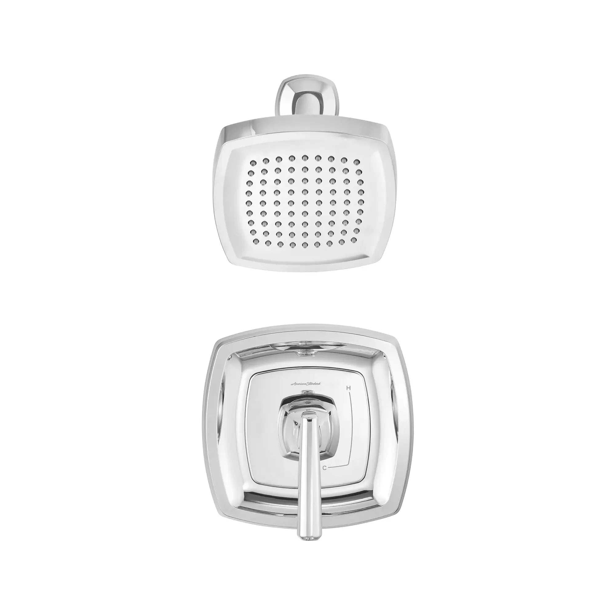 Edgemere® 1.8 GPM Water Saving Shower Trim Kit with Double Ceramic Pressure Balance Cartridge & Lever Handle - Perfect for Eco-Friendly Bathrooms & Water Conservation Homes