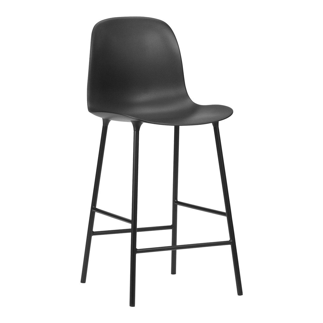 Modern Form Counter Stool - Adjustable Height Bar Stool for Kitchen Island, Breakfast Nook & Home Bar - Sleek Contemporary Design for Dining & Entertaining