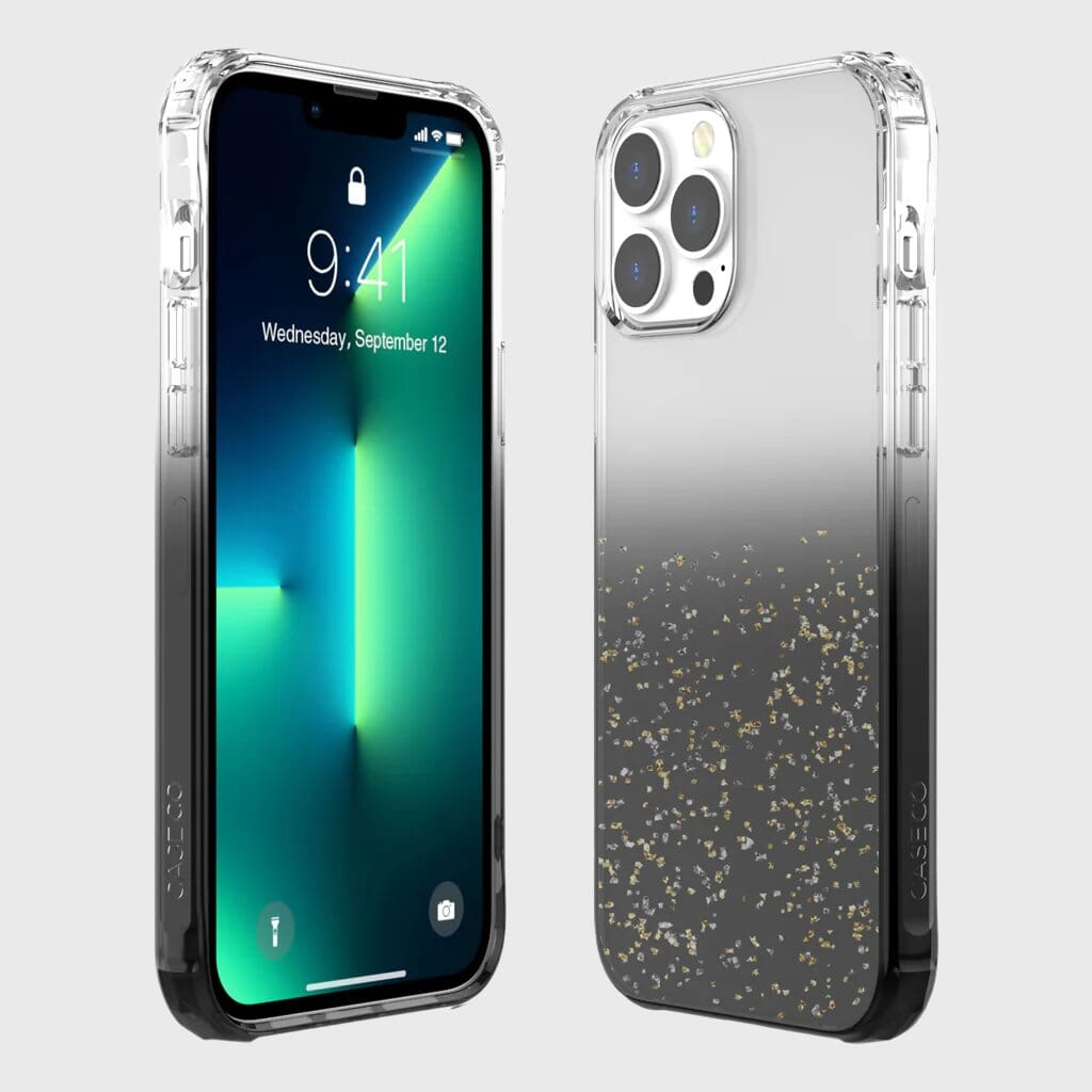 iPhone 11 Pro Max Clear Sparkle Glitter Case - Shockproof Protective Cover for iPhone 11 Pro Max - Perfect for Everyday Use, Travel & Work