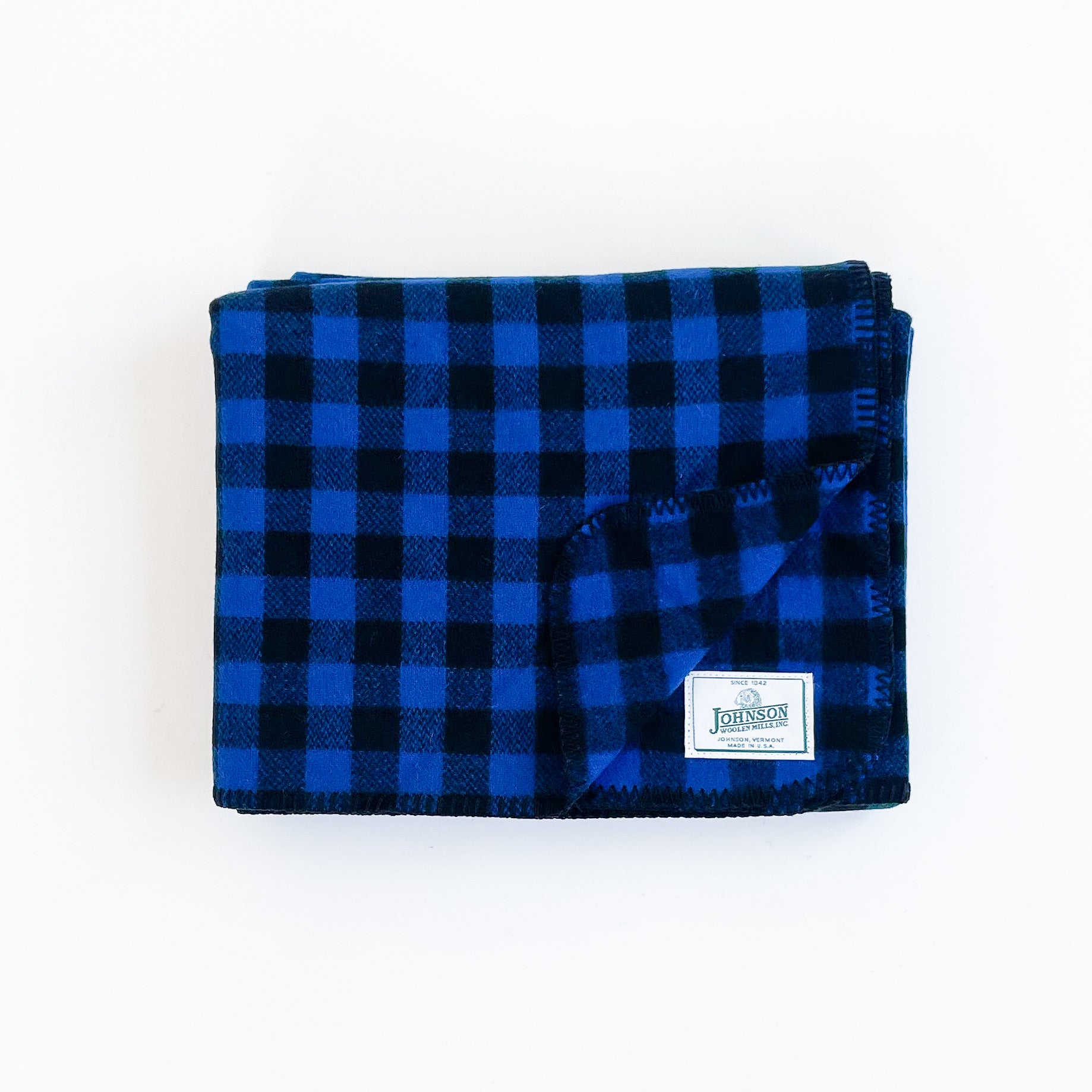 Norris Wool Throw Blanket - Soft & Warm Buffalo Check Plaid Pattern - Perfect for Sofa, Bed & Winter Cozy Decor