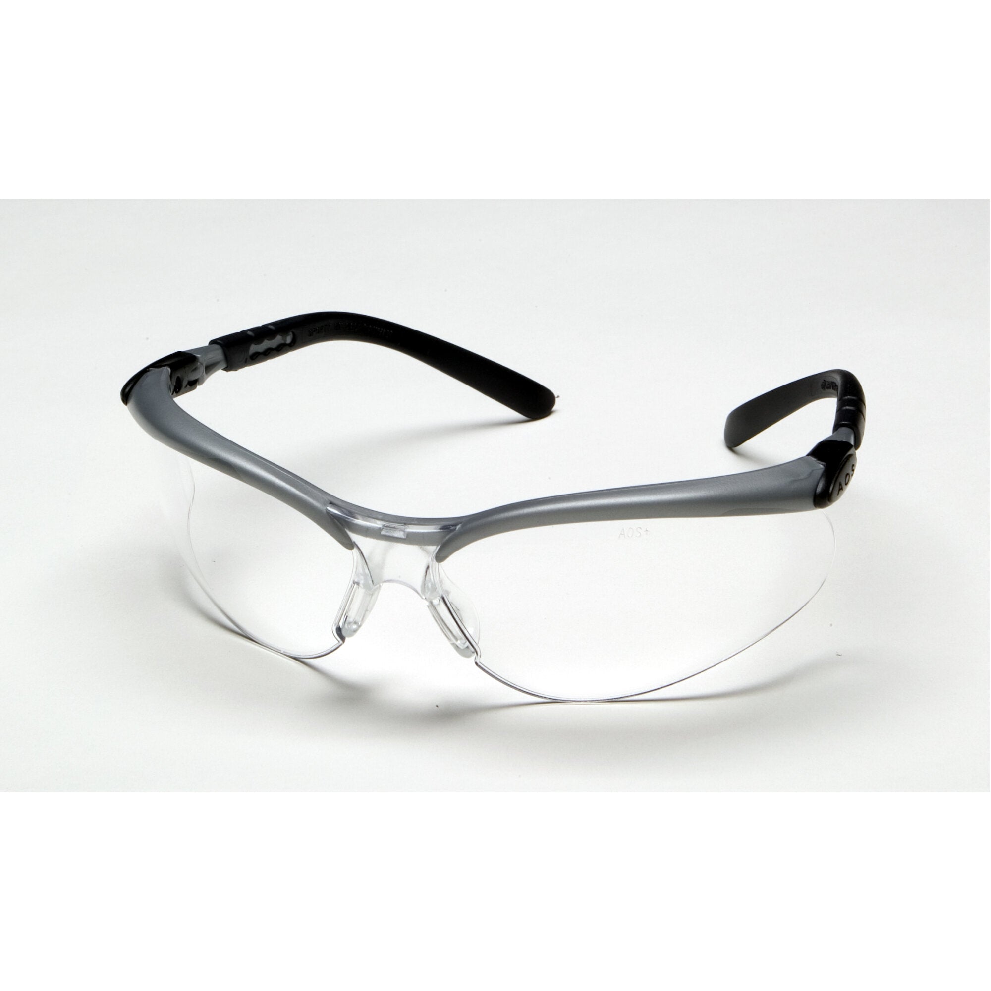 3M BX Protective Eyewear 11380 - Clear Anti-Fog Safety Glasses with Silver/Black Frame - ANSI Z87.1 Certified for Workplace, Construction & DIY Projects