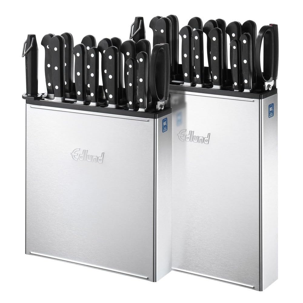 Edlund Company Stainless Steel Knife Rack with Skirt - Professional Kitchen Knife Organizer for Chefs & Home Cooks | Perfect for Restaurants, Commercial Kitchens & Home Use