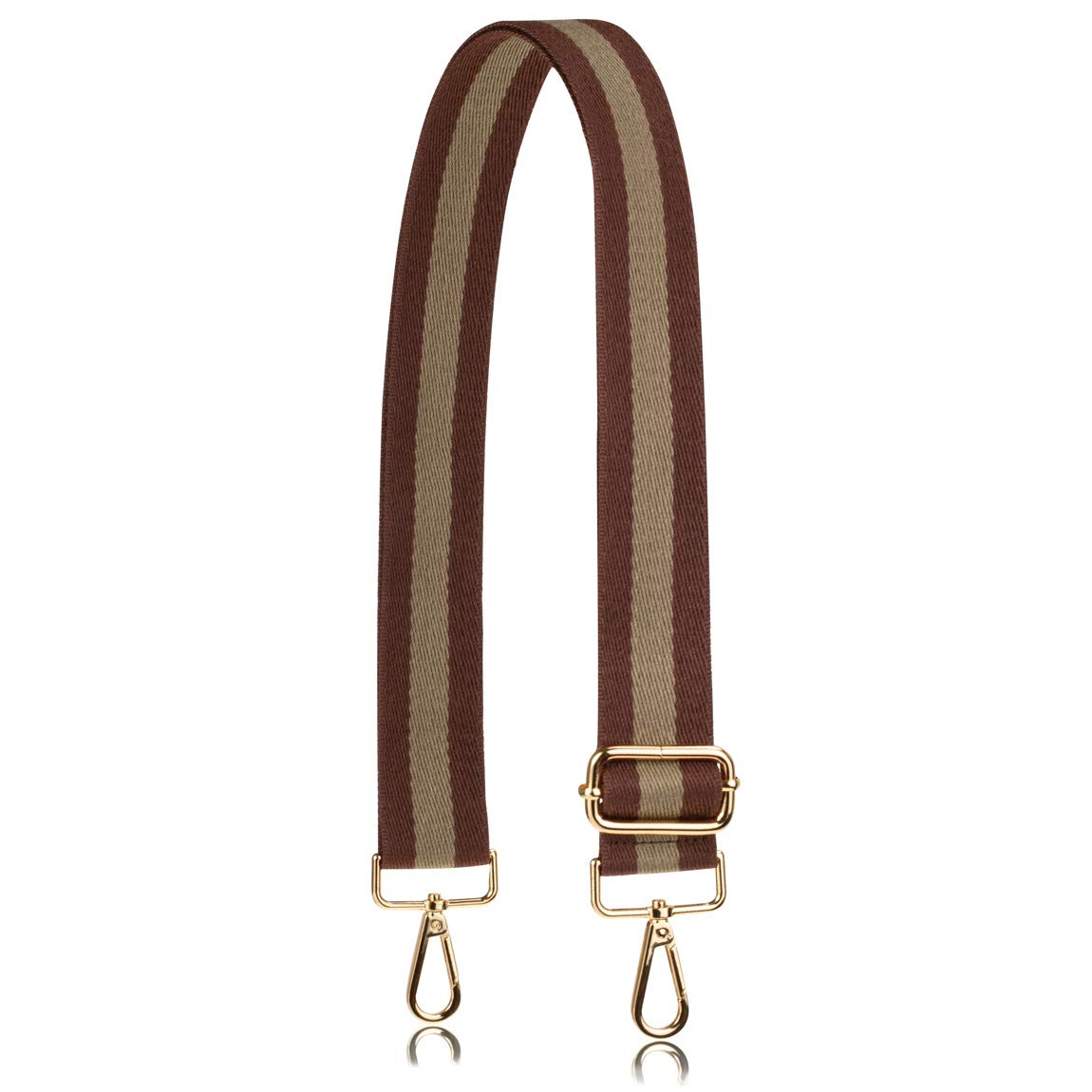 ALLZEDREAM Adjustable Crossbody Purse Strap Replacement - Wide Striped Handbag Strap for Women, Perfect for Travel, Shopping & Everyday Use