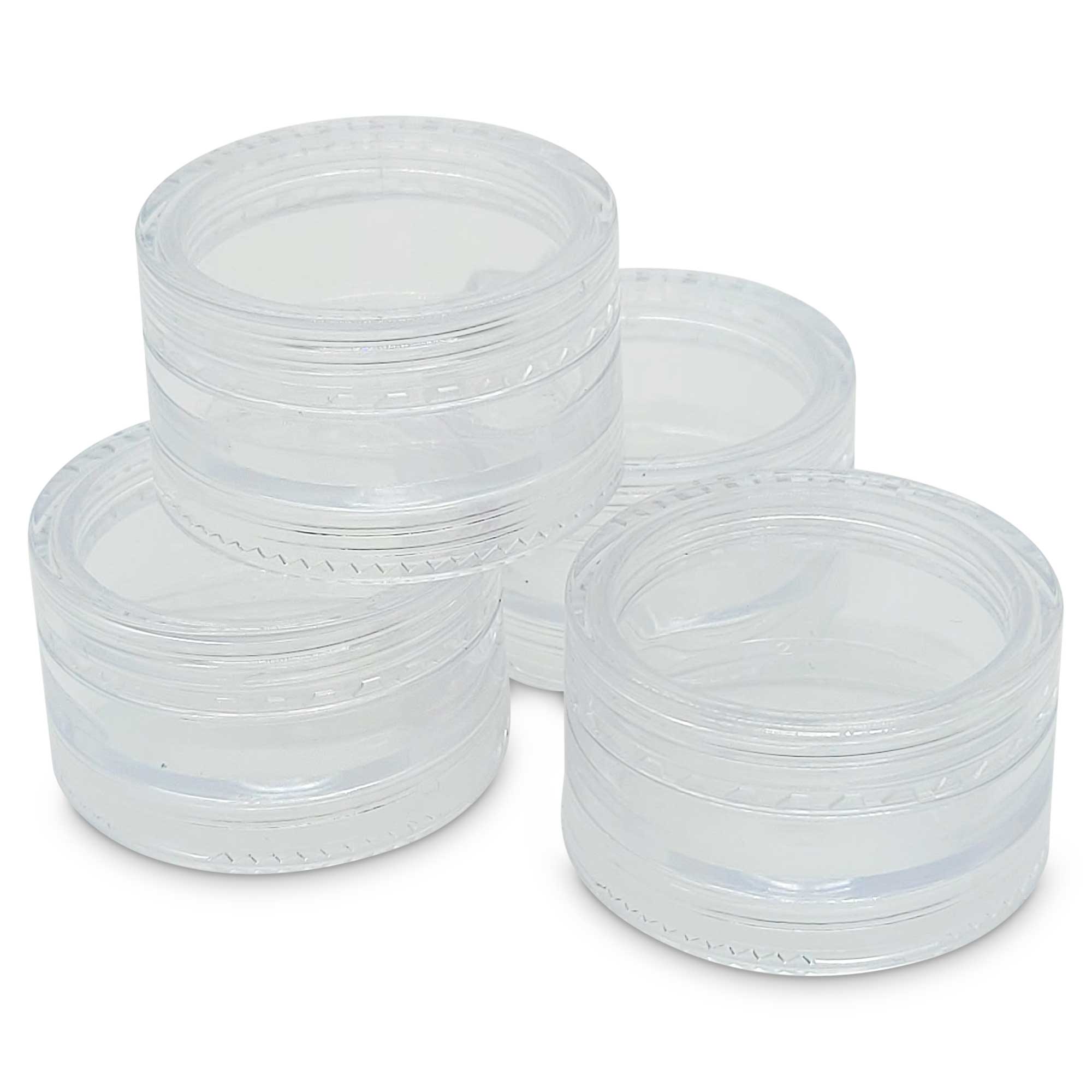 10 Pack 3ml Lip Balm Containers with Lids - Small Empty Cosmetic Jars for DIY Lip Gloss, Cream Samples & Travel-Sized Skincare - Perfect for Homemade Beauty Products & Mini Storage