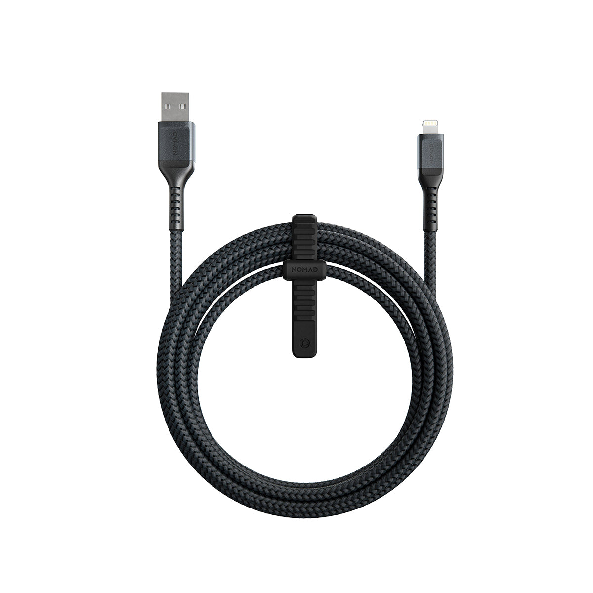 NOMAD Kevlar Lightning Cable V2 - 10ft Durable USB-C to Lightning Charger for iPhone | Fast Charging, Tangle-Free Design | Perfect for Home, Office & Travel Use