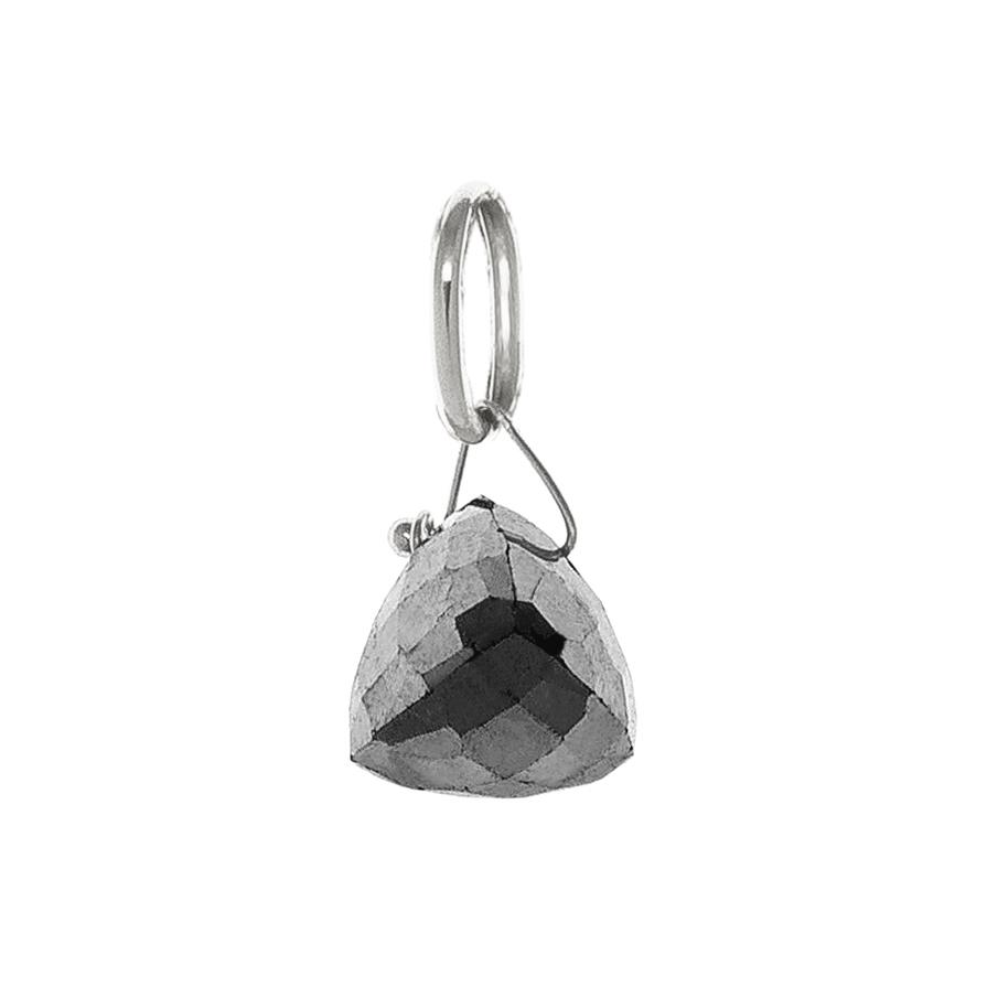 Luna Pyramid Gemstone Charm - Healing Crystal Pendant for Necklace, Yoga & Meditation - Spiritual Gift for Women & Men