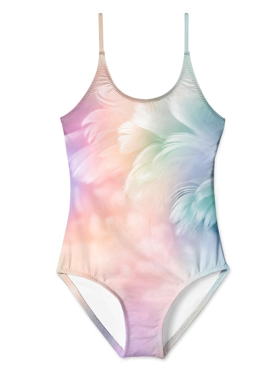 Feather Swimsuit - Stylish & Comfortable Women's One Piece Bathing Suit for Beach, Pool & Summer Vacations