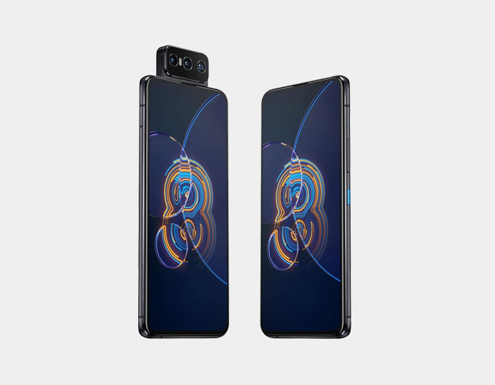 ASUS ZenFone 8 Flip ZS672KS 5G Smartphone - 128GB ROM, 8GB RAM, Dual SIM, GSM Unlocked (Black) - Perfect for Travel, Gaming & Photography
