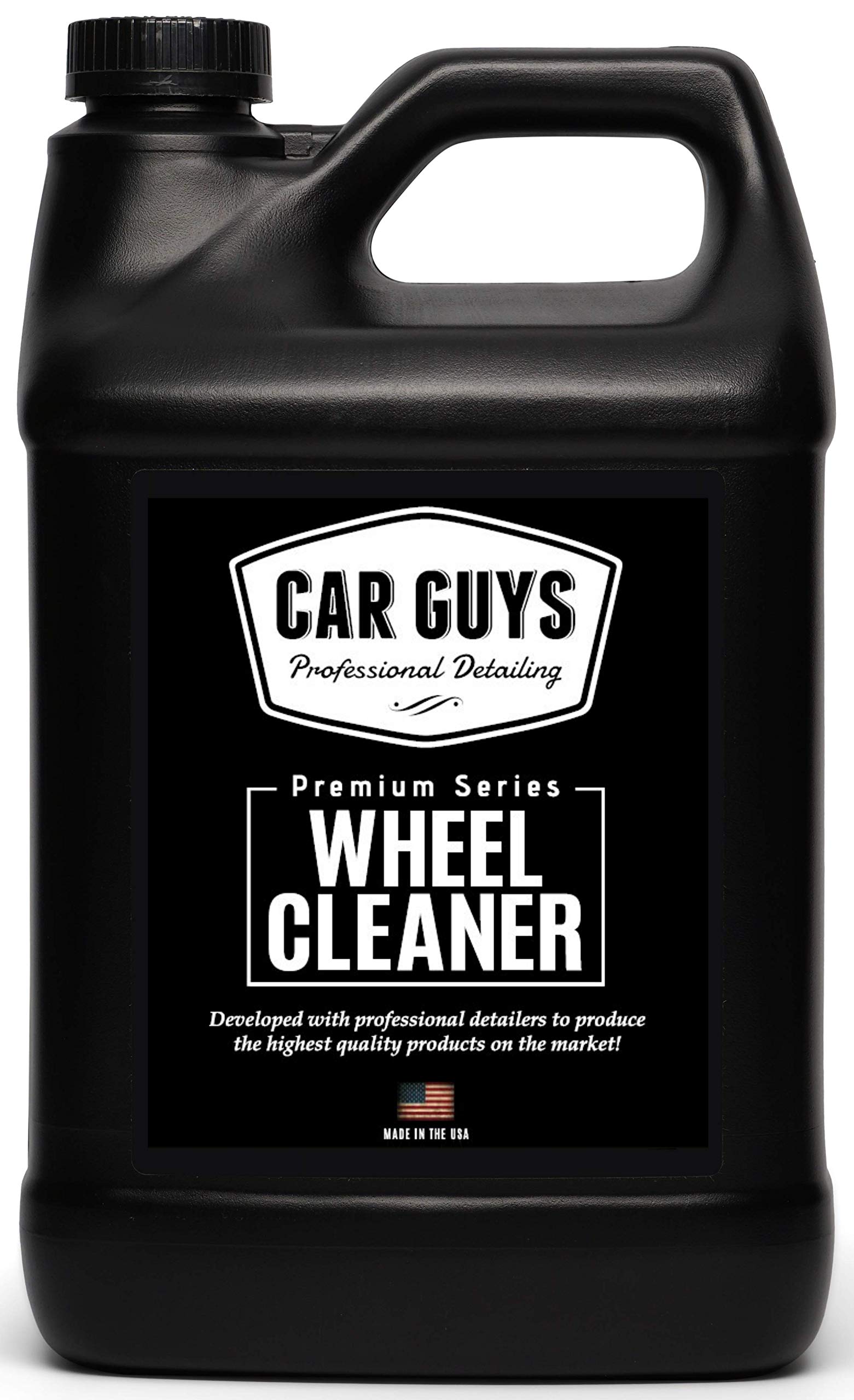 CAR GUYS Wheel Cleaner 1 Gallon Refill - Powerful Rim & Tire Cleaner | Safe Brake Dust Remover for All Vehicles | Ideal for Cars, Trucks, Motorcycles & RVs | Perfect for Home Garage & Professional Auto Detailing