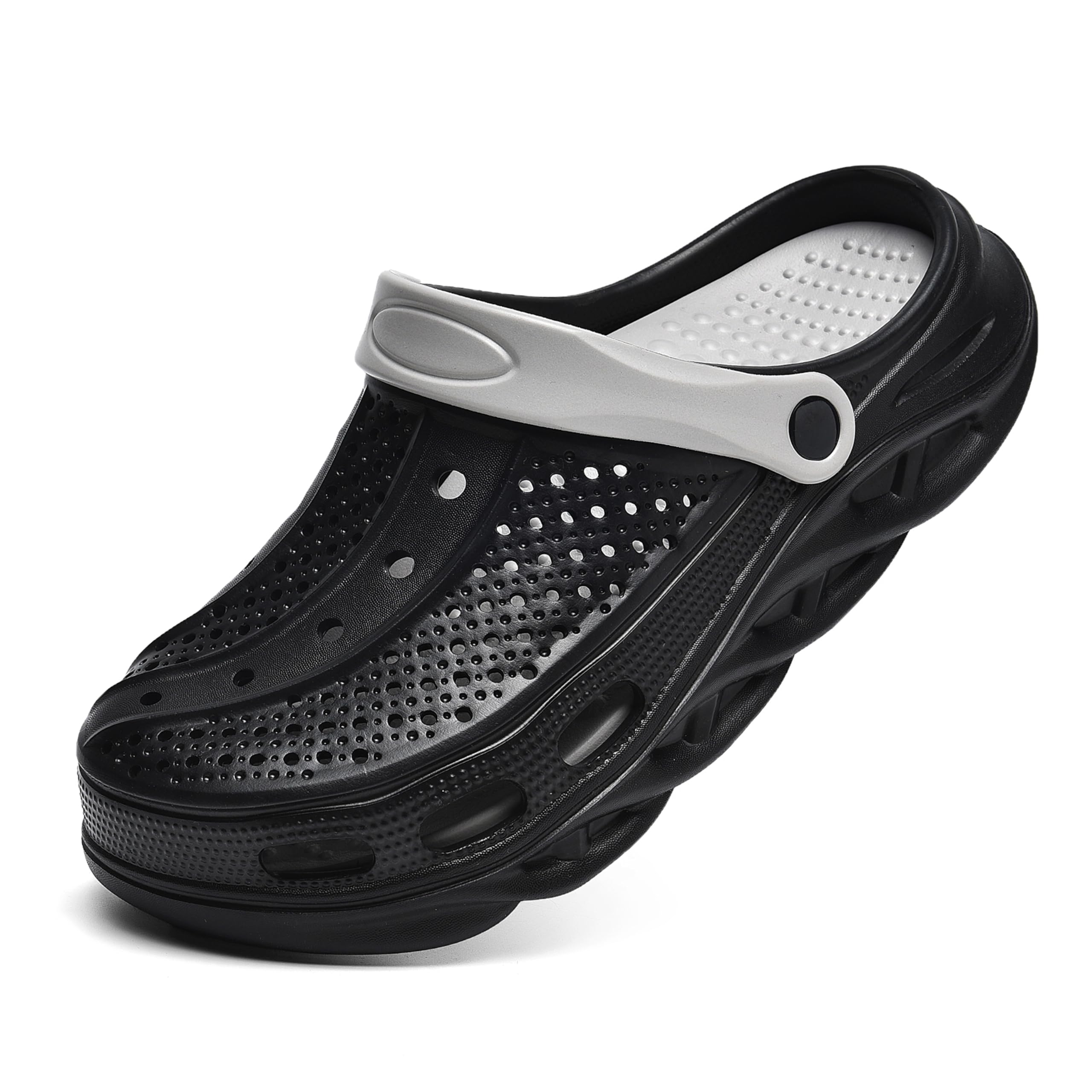 Clootess Arch Support Garden Clogs - Orthopedic Sandals for Women & Men with Pillow Recovery Insoles - Relief for Plantar Fasciitis & Foot Pain - Perfect for Gardening, Beach & Home Use