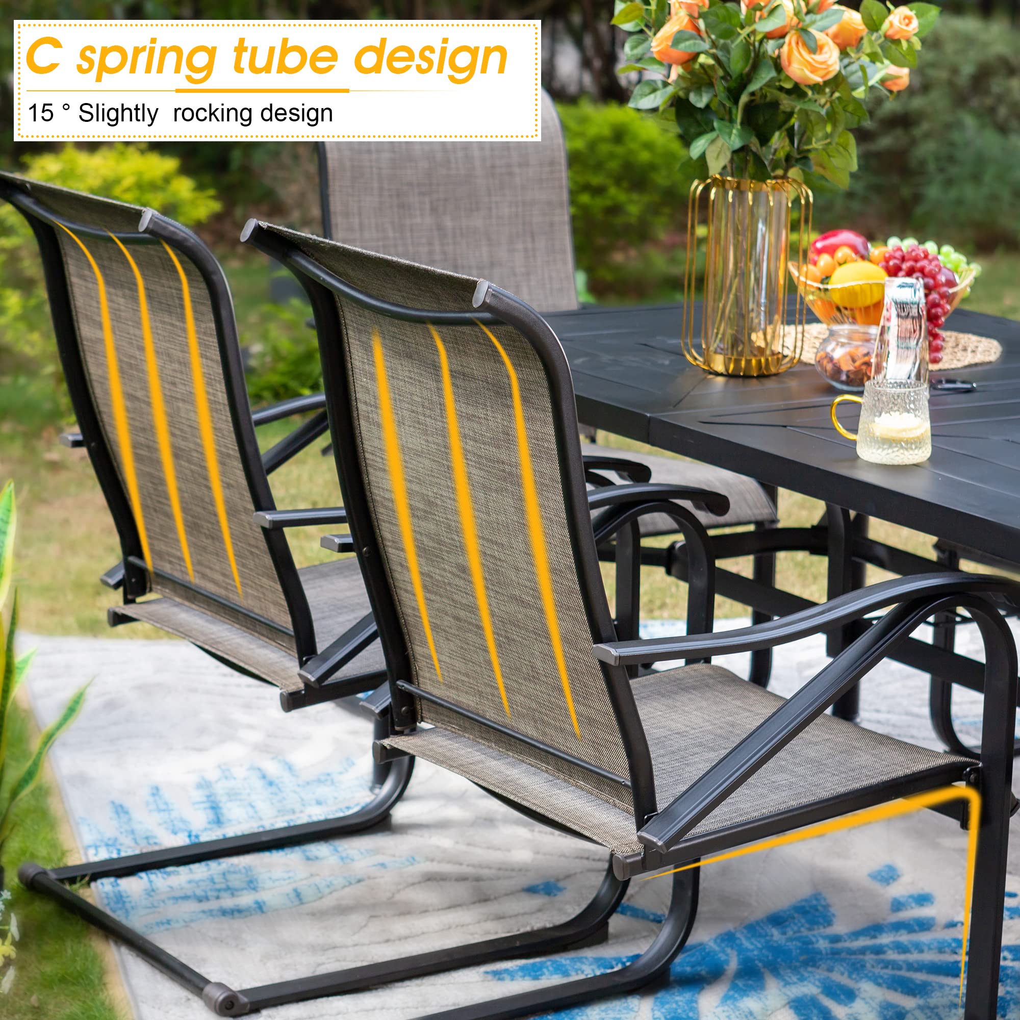 Sophia & William 5-Piece Outdoor Patio Dining Set - 37
