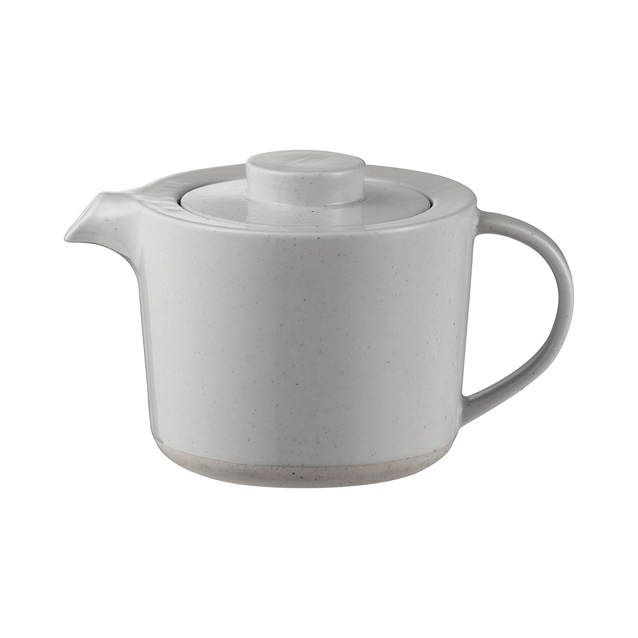 Premium Ceramic Stoneware Teapot with Removable Stainless Steel Filter - 34oz (1L) Capacity - SABLO - Perfect for Loose Leaf Tea, Herbal Infusions & Home Brewing