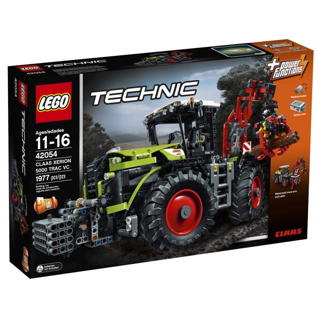 LEGO Technic Class Xerion 5000 TRAC VC Building Set - 1977 Pieces (42054) | STEM Educational Toy for Kids & Adults | Farm Tractor Model Kit for Construction Play & Collector Display