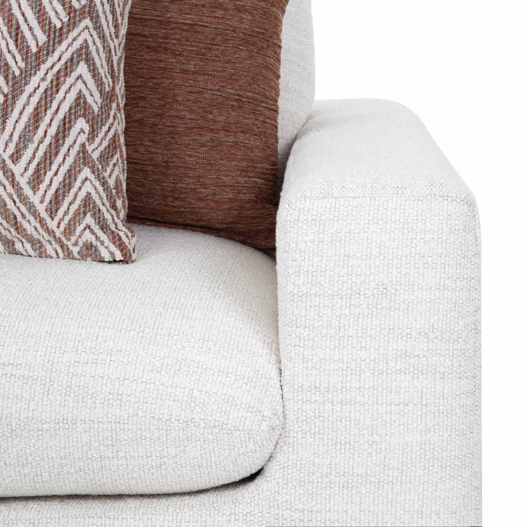 Luxury Pearl White Velvet Sofa - Modern Elegant Living Room Furniture for Home Decor & Comfortable Seating - Perfect for Apartments, Lounges & Cozy Spaces