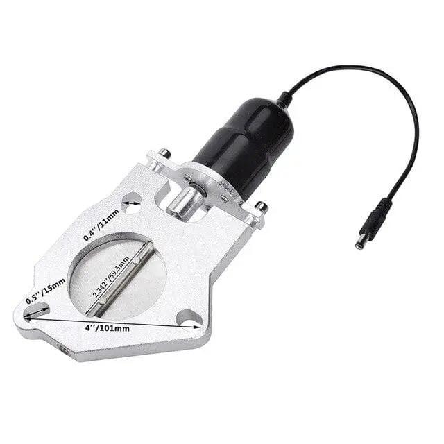EVIL ENERGY Dual Electric Exhaust Cutout Valve - 2.0/2.25/2.5/3 Inch Universal Fit for Single Exhaust Systems - Performance Upgrade for Cars, Trucks & Muscle Cars - Perfect for Racing, Off-Road & Custom Builds
