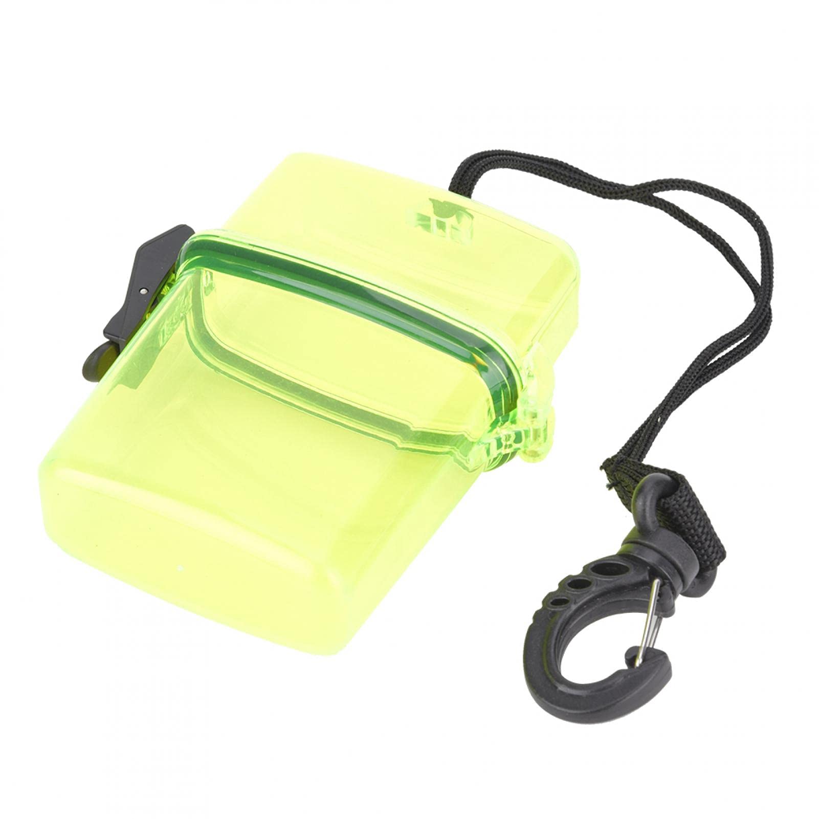 Waterproof Floating Dry Box for Scuba Diving - Transparent Airtight Underwater Storage Case with Sealed Lid for Surfing, Kayaking, Snorkeling & Beach Activities (Yellow) - Keep Valuables Safe & Dry During Water Sports