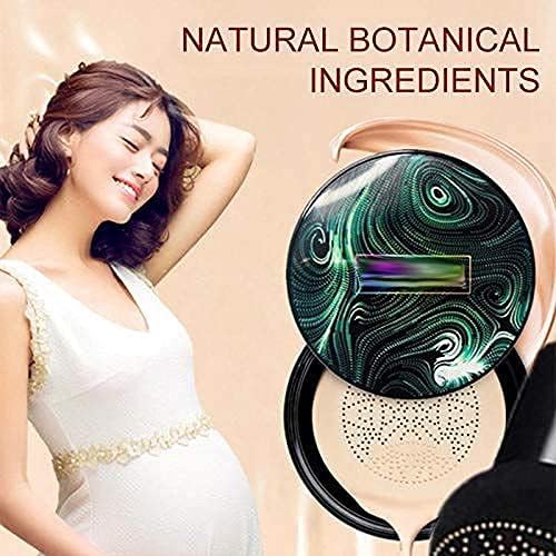 **SUNISA BB & CC Cream Full Coverage Natural Foundation for All Skin Types - Mushroom Head Air Cushion 20g, Studio Fix Compact Powder & Green Tea Stick Mask (Pack of 4) - Perfect for Daily Makeup & On-the-Go Touch-Ups**