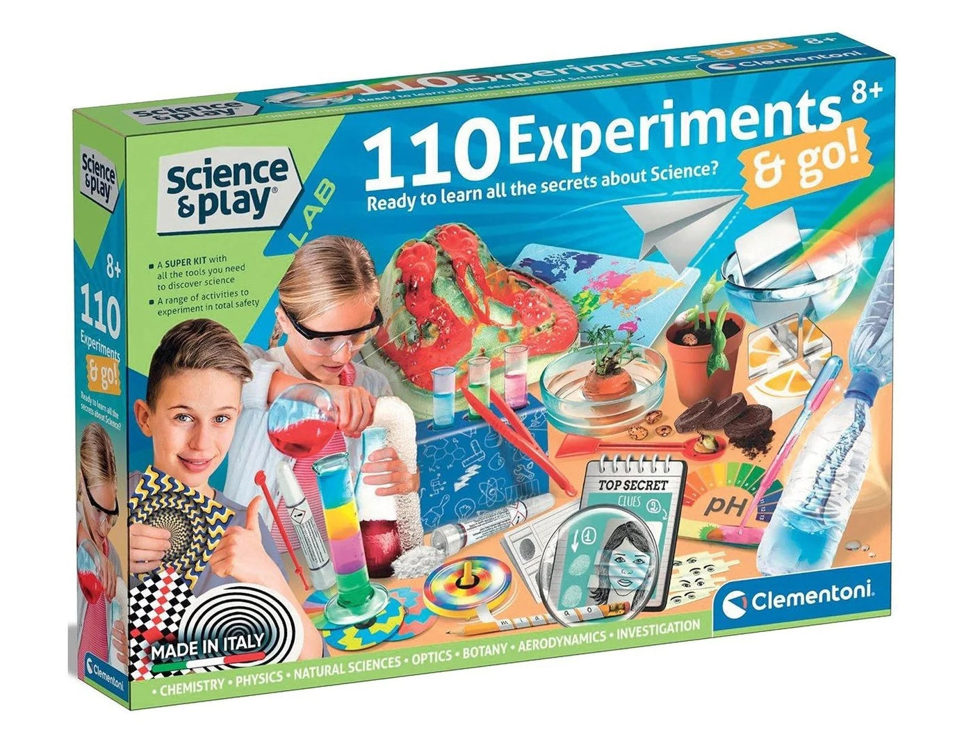 Science Kit for Kids - 110 Fun & Educational STEM Experiments | Perfect for Home Learning & Classroom Activities