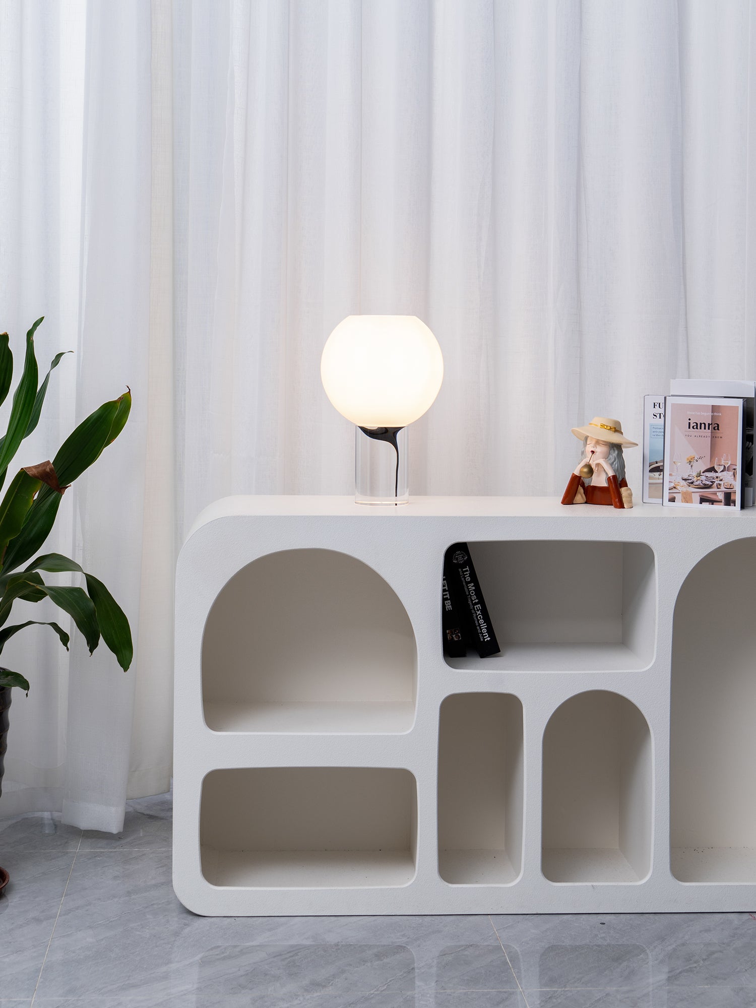 Modern LED Table Lamp for Bedroom & Living Room - Adjustable Brightness, USB Charging Port, Night Light for Reading, Working, and Relaxing