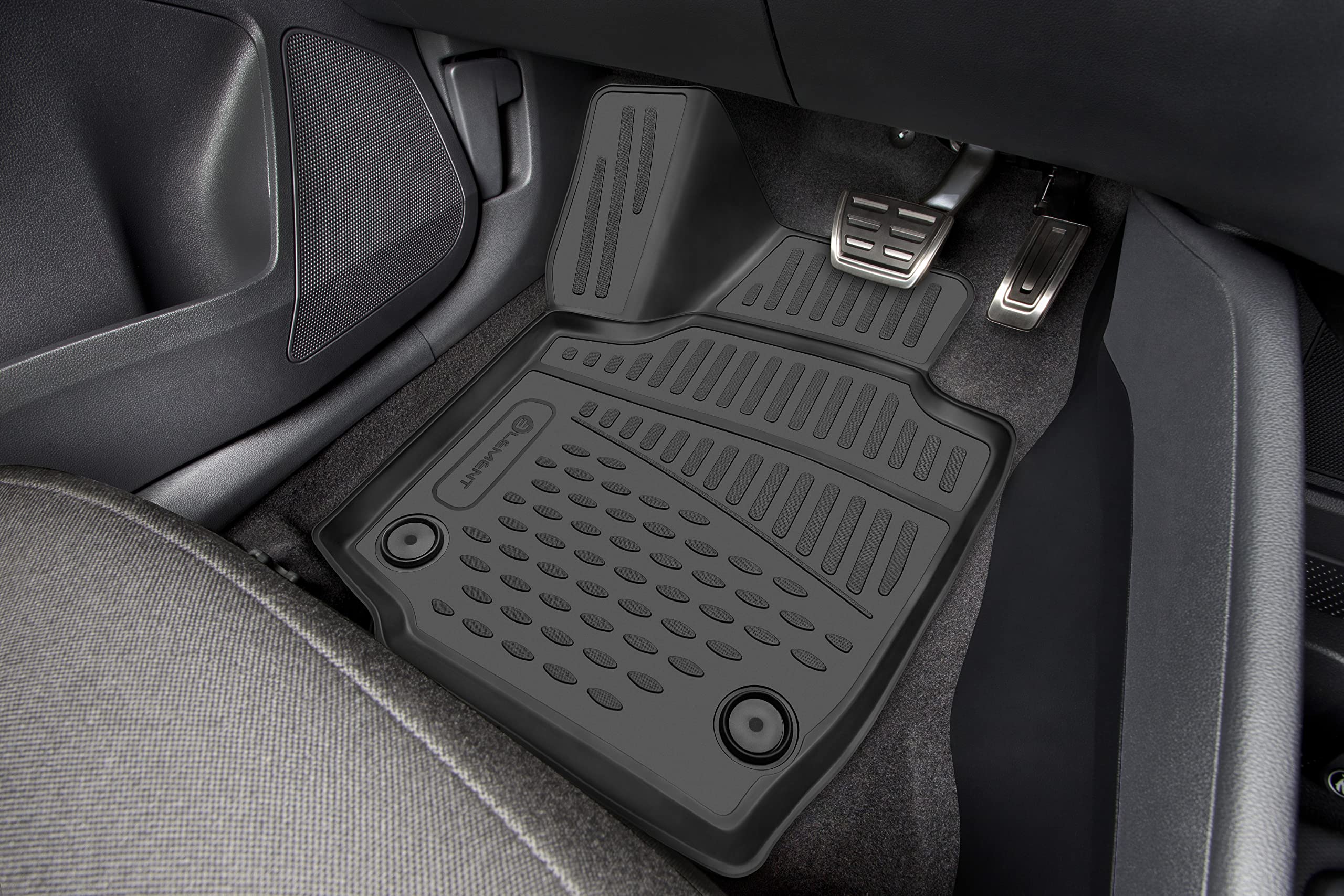 Premium Anti-Slip Rubber Floor Mats for Mitsubishi Eclipse Cross (2017-2021) - Custom Fit 3D Car Mats - Black - All-Weather Protection & Enhanced Safety - Perfect for Daily Commute, Road Trips & Off-Road Adventures