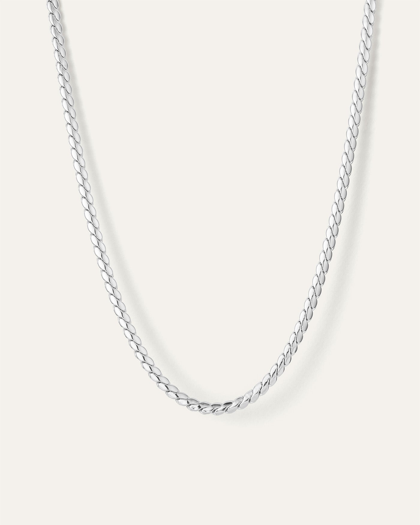 Paloma Sterling Silver Chain Necklace - Elegant & Durable Jewelry for Women, Perfect for Everyday Wear & Special Occasions