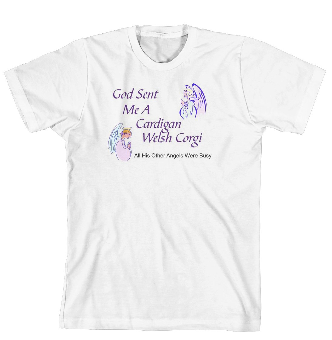 God Sent Me A Cardigan Welsh Corgi T-Shirt - Funny Dog Lover Gift for Women & Men - Perfect for Corgi Owners, Pet Lovers & Casual Wear