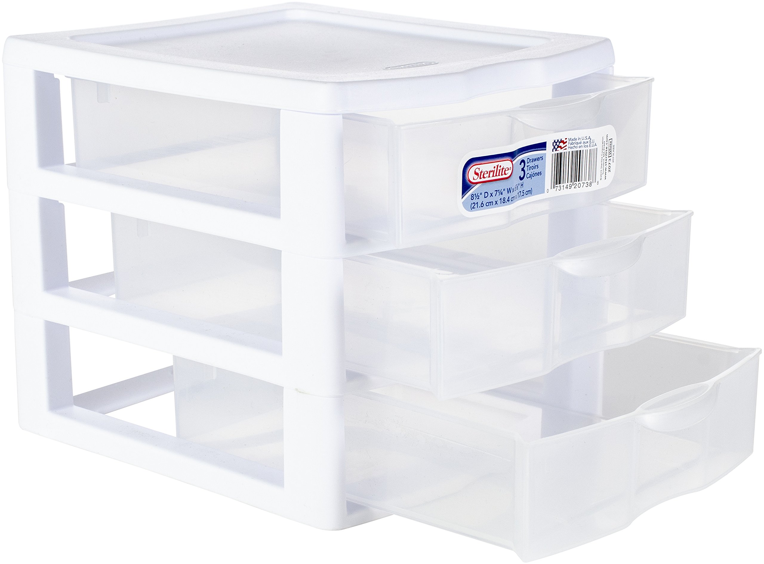 Sterilite 20738006 Multicolor Art Storage Organizer with Drawers - Perfect for Kids' Craft Supplies, Classroom Organization & Home Office Storage