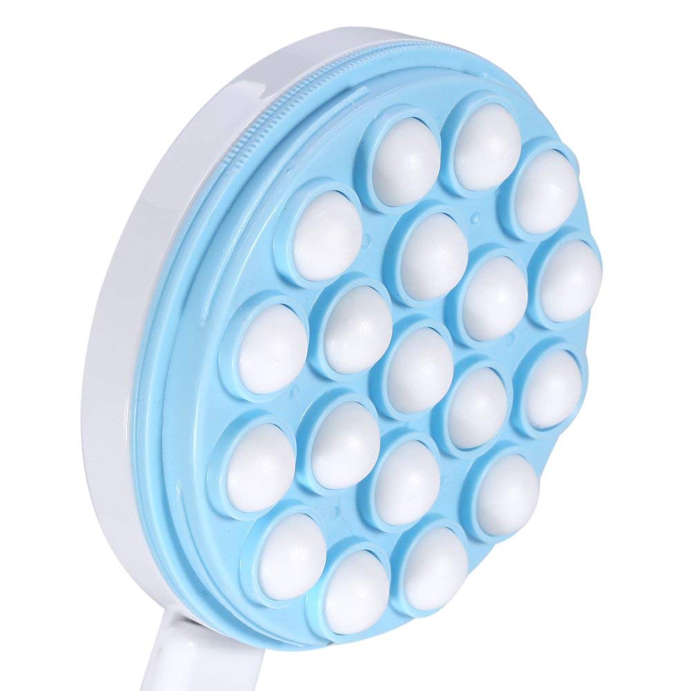 Long Handle Shower Scrubber & Back Brush - Exfoliating Bath Brush with Massage Bristles for Men & Women - Perfect for Applying Lotion, Oil & Cream - Ideal for Relaxing Spa Moments & Skin Exfoliation in Shower or Bathtub