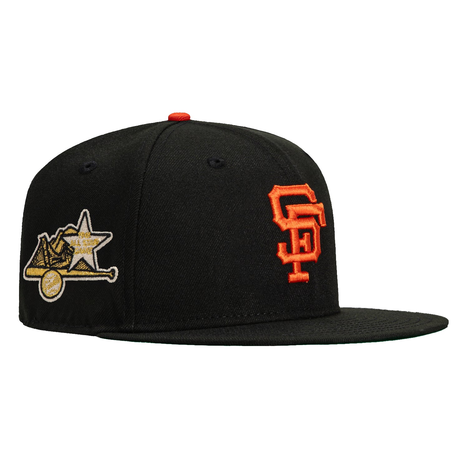 New Era 59Fifty San Francisco Giants 1961 All Star Game Patch Baseball Cap - Black MLB Vintage Snapback Hat for Men, Women - Perfect for Baseball Games, Sports Fan Gifts & Streetwear Fashion