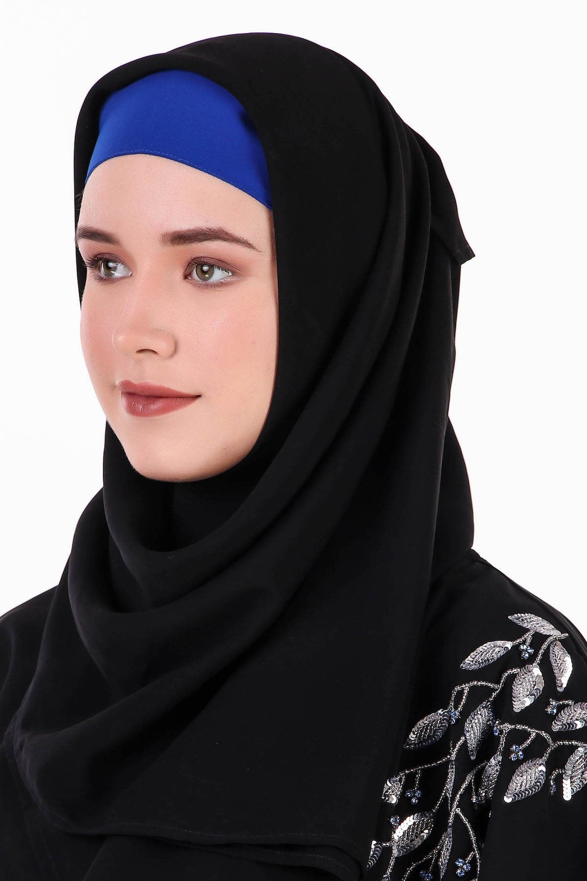 Elegant Front Open Hand Leaf Embroidered Dubai Abaya Dress for Women - Perfect for Islamic Prayer, Eid Celebrations & Modest Fashion