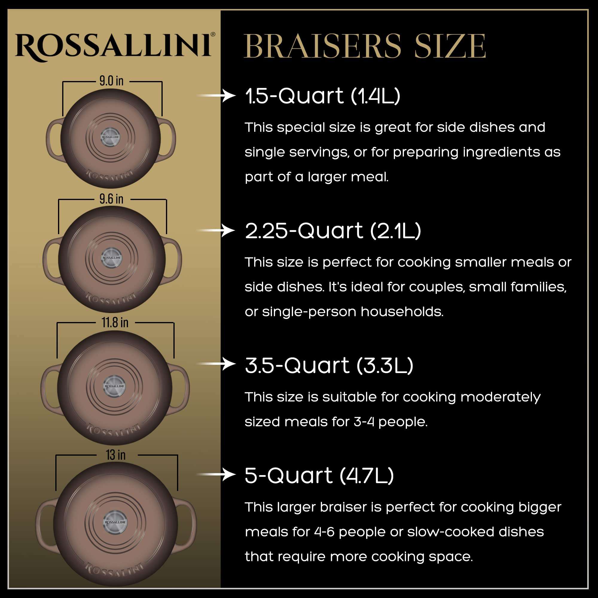 Premium Enameled Cast Iron Braiser with Non-Stick Surface & Tight-Fitting Lid – 3.5Qt (3.3L) Oyster Grey – Ideal for Roasting, Baking, Sautéing, Searing & Pan Frying – Perfect for Family Dinners, Holiday Cooking & Restaurant-Quality Meals