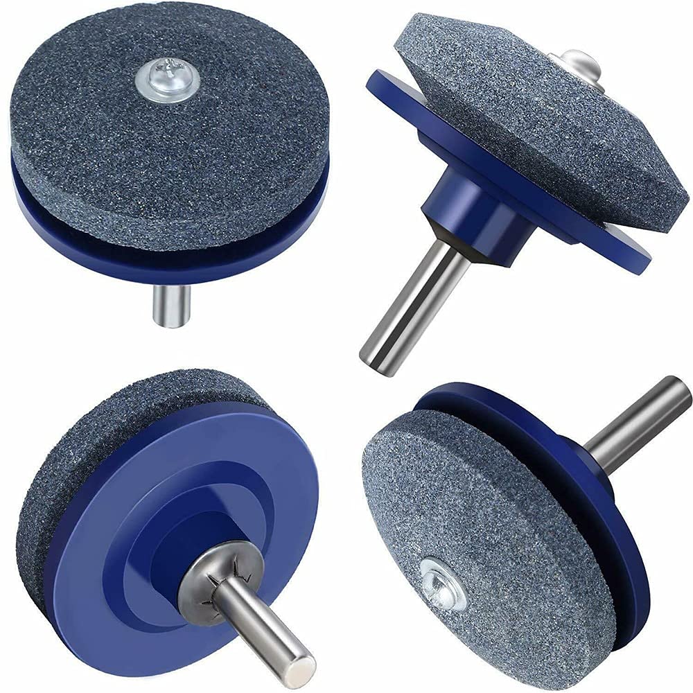 Durable Universal Lawn Mower Blade Sharpener for Rotary Drill - Garden Tool Sharpening Kit | Perfect for DIY Lawn Care & Professional Landscaping