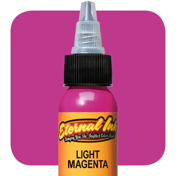 Light Magenta Eternal Ink - Premium Tattoo Ink for Professional Artists | Long-lasting Vibrant Color for Tattoos & Body Art
