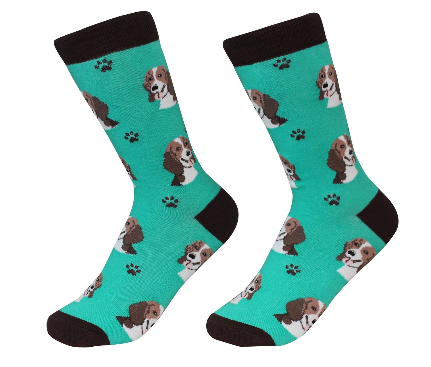 Beagle Socks for Men & Women - Cute Dog Pattern Crew Socks - Perfect for Dog Lovers, Gifts, and Casual Wear