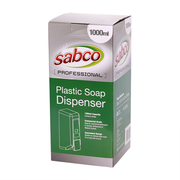 Sabco Automatic Hand Soap Dispenser 600ml/1000ml - Touchless Liquid Soap Dispenser for Kitchen, Bathroom & Office | Antibacterial Soap Pump for Home & Commercial Use