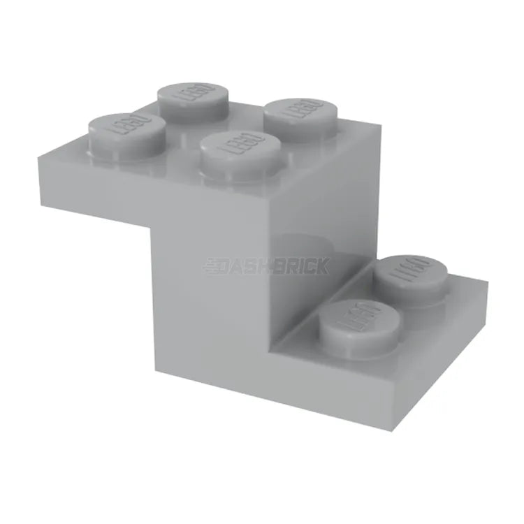 LEGO Bracket 3 x 2 x 1 1/3 with Bottom Stud Holder - Light Grey Building Brick [73562] for LEGO Technic & Construction Sets - Perfect for DIY Models, Robotics Projects & Creative Play