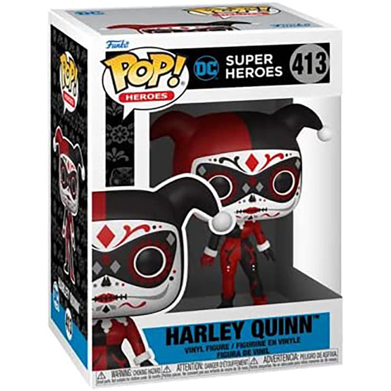 Funko Pop! Harley Quinn 413 DC Super Heroes Vinyl Figure - Collectible Toy for DC Comics Fans, Perfect for Display, Gifts & Home Decor
