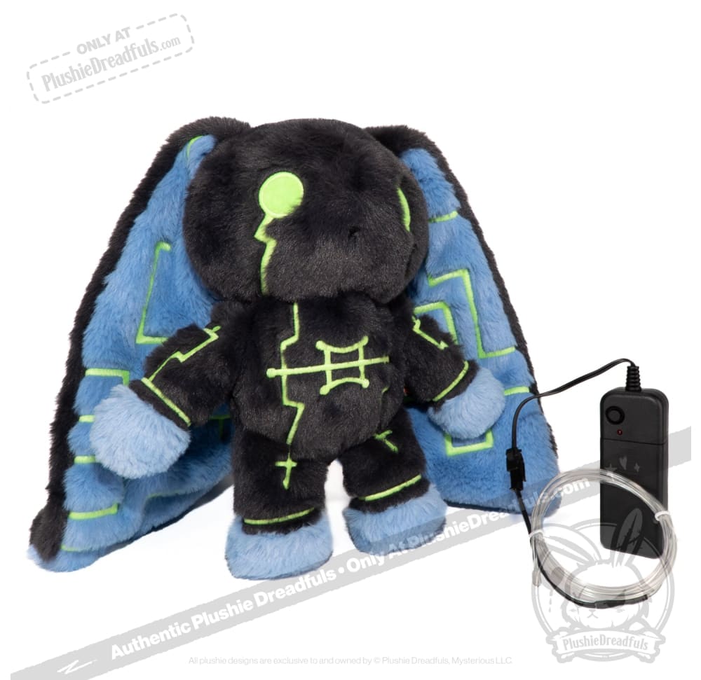 Plushie Dreadfuls Nyctophobia Rabbit - Soft Stuffed Animal Toy for Anxiety Relief & Comfort | Perfect for Nighttime Fears, Therapy, and Cuddling
