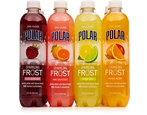 Polar Beverages Sparkling Frost Variety Pack - 12 Cans (17 Fl Oz Each) | Refreshing Seltzer Water for Parties, Picnics & Healthy Hydration | Zero Sugar, Zero Calories | Assorted Flavors