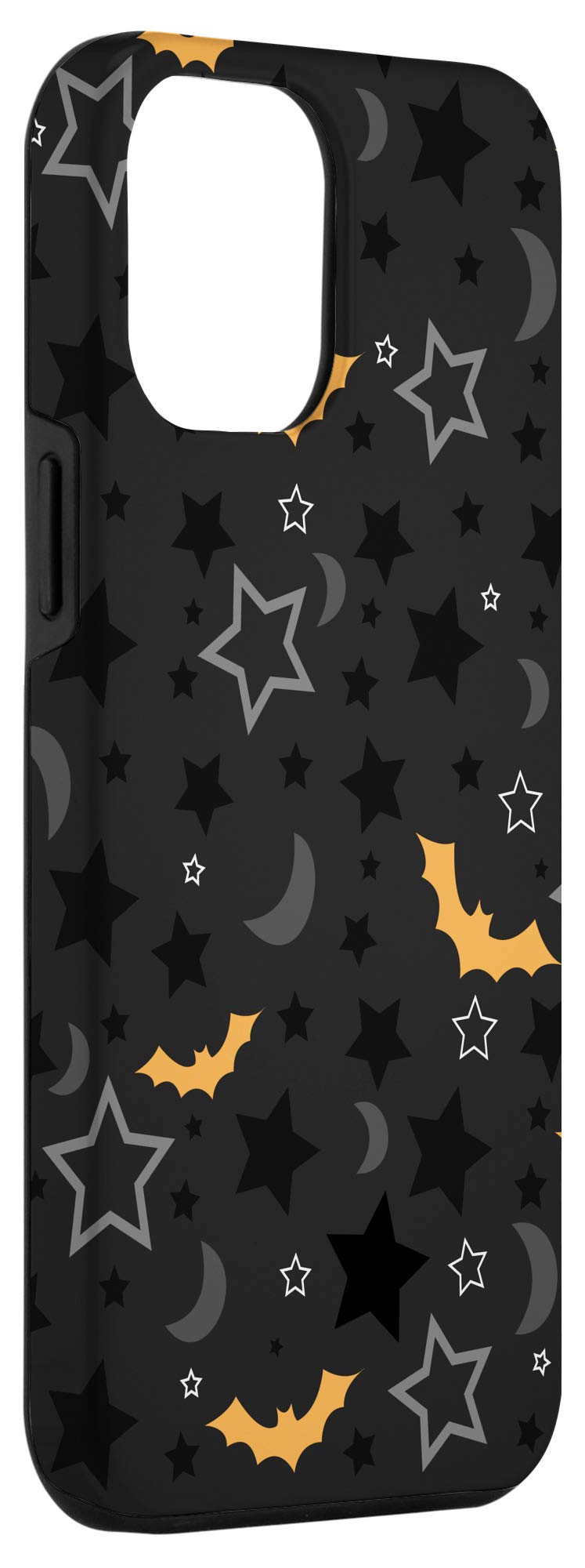 Halloween iPhone 12 Pro Max Case - Bat & Witch Design Shockproof Protective Cover for Women Men - Perfect for Trick or Treat, Costume Parties & Spooky Season