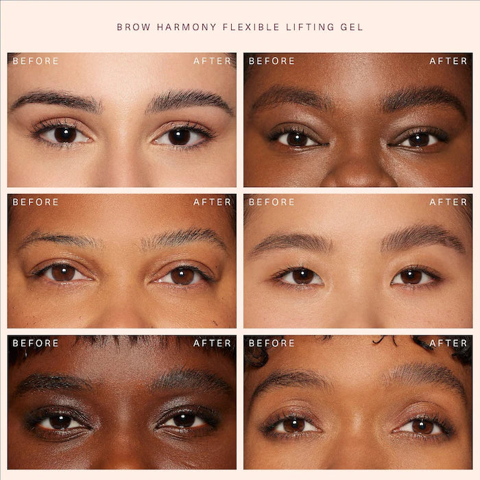 Rare Beauty Brow Harmony Flexible Laminated Look Eyebrow Gel - Long-Lasting Hold for Natural & Bold Brows | Perfect for Everyday Makeup & Special Occasions