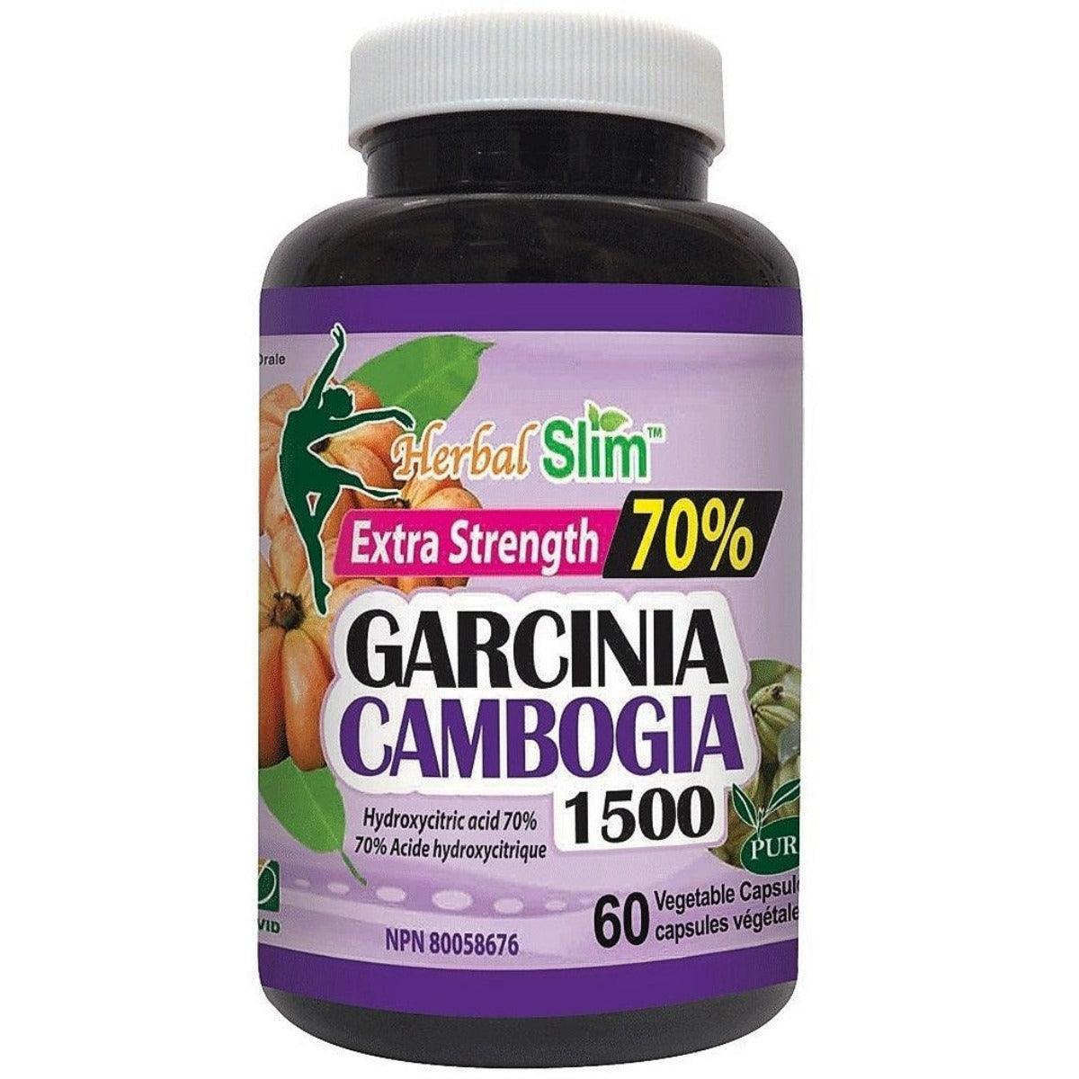 Premium Herbal Slim Garcinia Cambogia Extract 70% HCA - 60 Vegan Capsules for Weight Management & Appetite Control - Supports Metabolism Boost & Healthy Lifestyle