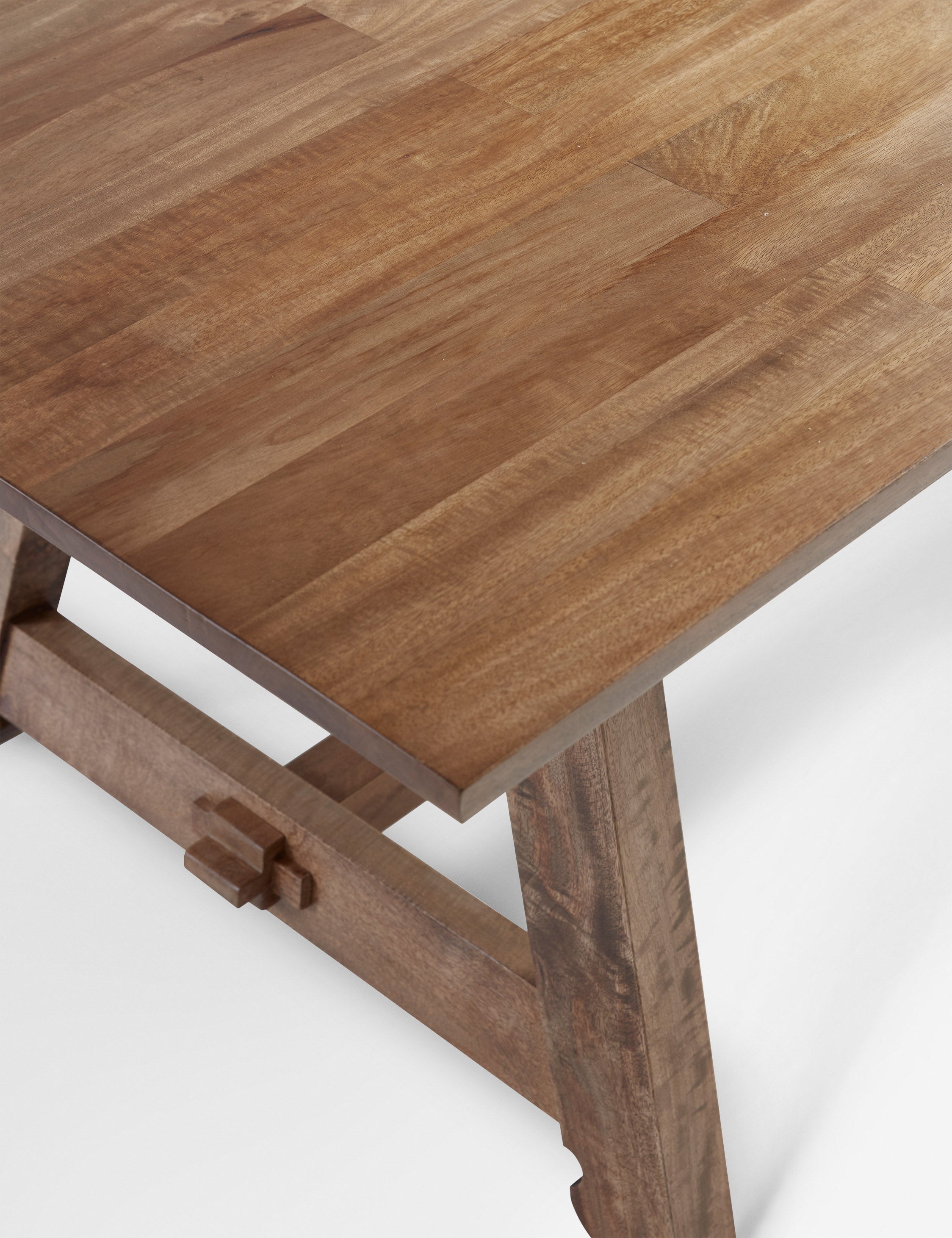 Modern Dashwood Dining Table - Solid Wood Kitchen Table for 6 - Perfect for Family Dinners & Entertaining Guests
