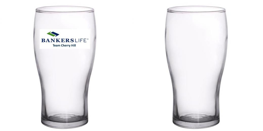 20 oz. Custom BarConic® Pub Glass - Bulk Wholesale for Bars, Restaurants & Home Use - Perfect for Beer, Cocktails & Beverages