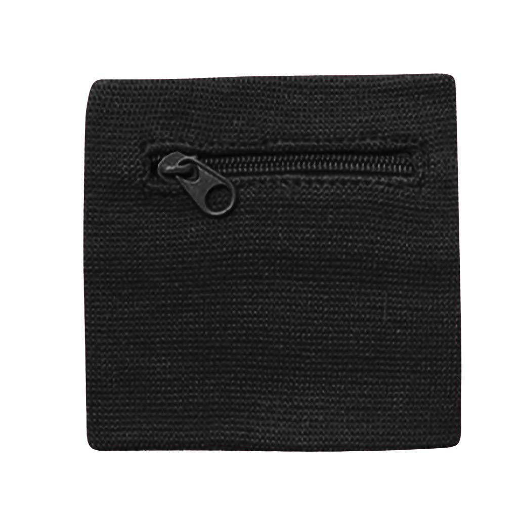 ZANFUN Wrist Wallet with Zipper - Sports Sweatband for Running, Walking, Basketball & Tennis - Secure Money Holder for Gym, Travel & Outdoor Activities