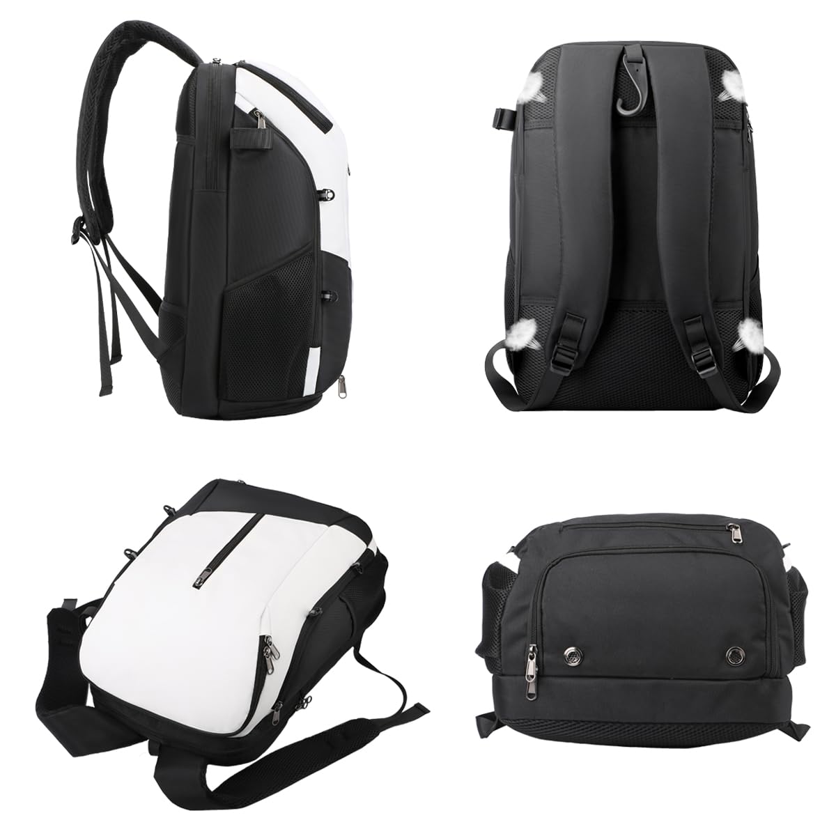 Men's Waterproof Basketball Backpack with Ball Compartment - Perfect for Sports & Travel