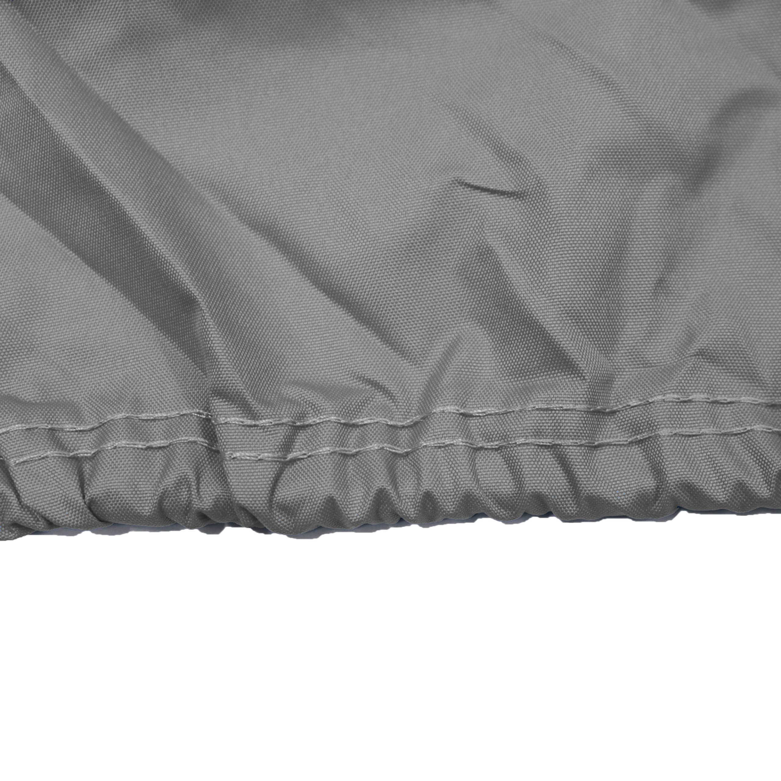 Heavy Duty 600D Polyester Waterproof Pontoon Boat Cover - Marine Grade Trailerable Deck Cover for 17ft-20ft Boats (Beam Width up to 102