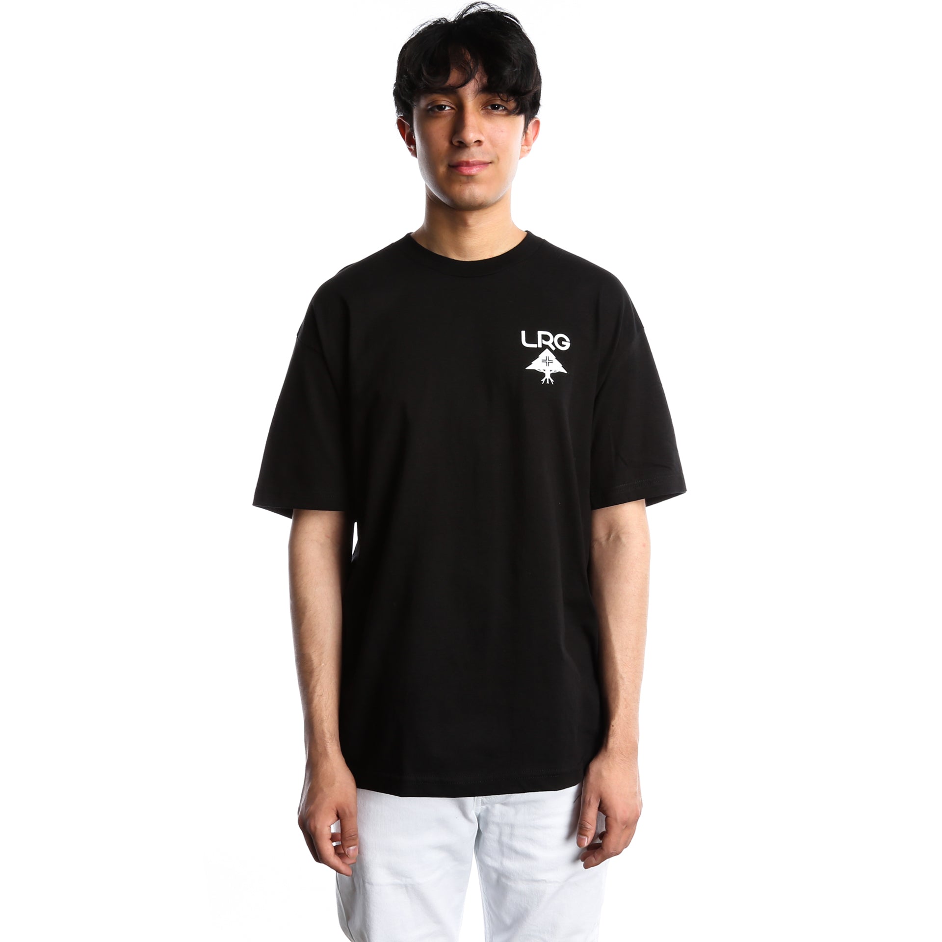 LRG Logo Plus Tee - Premium Cotton Graphic T-Shirt for Men - Black - Casual Streetwear for Everyday Wear & Urban Fashion