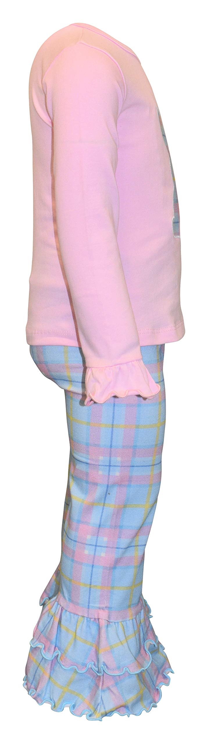 Girls 2-Piece Outfit - Ruffle Leggings & Long Sleeve Shirt for Toddlers | Playtime & Photos